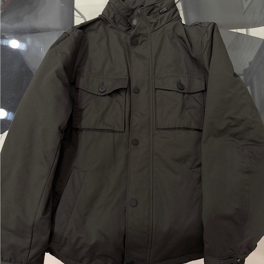 H&M Dark Green Military Field Jacket